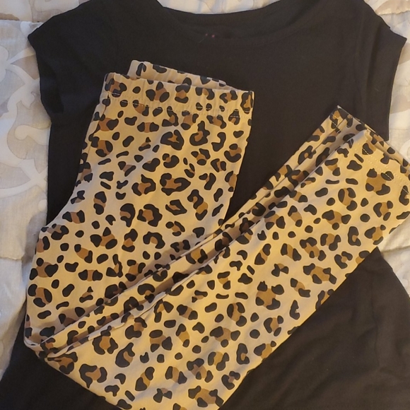 Carter's Other - Cheetah pants and T-shirt